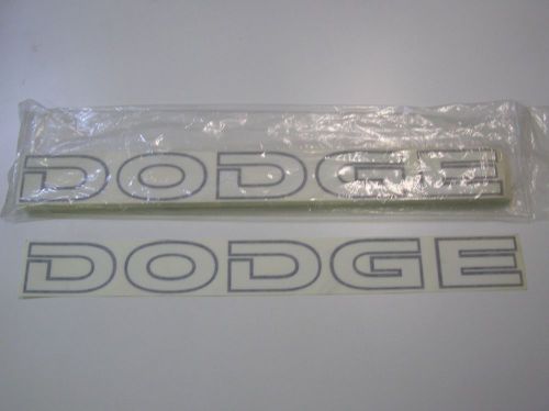 10 dodge 2 3/4&#034; x 26 universal fit decals w/b authentic nascar racecar 082015-26