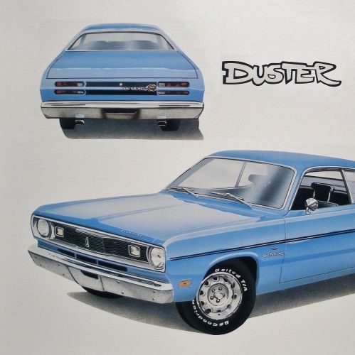 Duster valiant plymouth - 1970 1971 1972 1973 318 - 28 dealer posters art prints