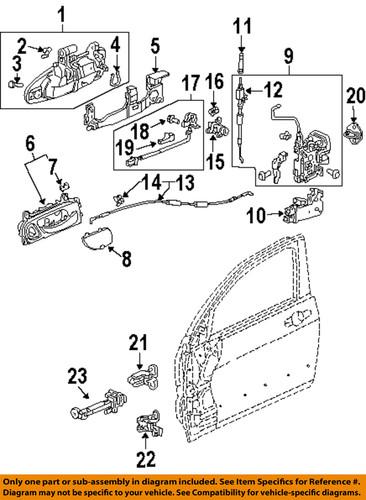 Honda oem 72155-s5p-a11 door lock motor/door lock actuator motor