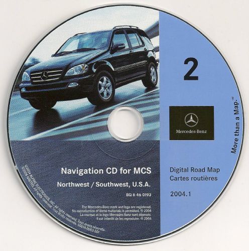 2000 2001 2002 mercedes ml320 ml430 ml500 ml55 navigation cd # 2 north/southwest