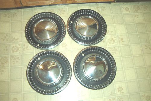 Oe set of 4 15 inch wheelcovers, 1960 dodge seneca,polara or rat rod