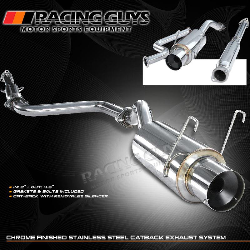 1993-1997 honda del sol delsol s si vtec n1 cat back catback exhaust system new 