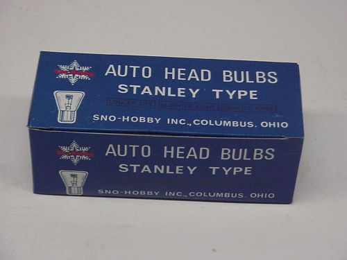 New vintage snowmobile auto bulbs 12v 60 watt (pack of 10) stanley type (b)