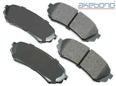 Akebono act773 brake pad or shoe, rear-proact ultra premium ceramic pads