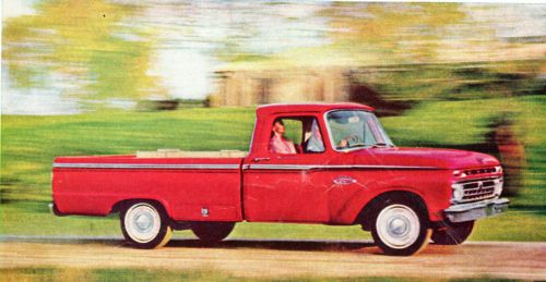 Vintage original 1966 ford f100 styleside pickup magazine advertisement 9&#034; x 12&#034;