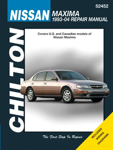 Repair manual chilton 52452 fits 93-08 nissan maxima