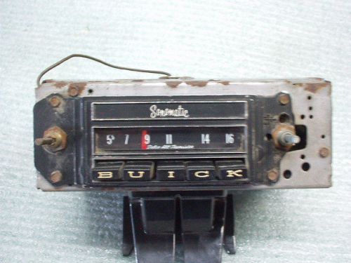 1965 buick riveria original am radio