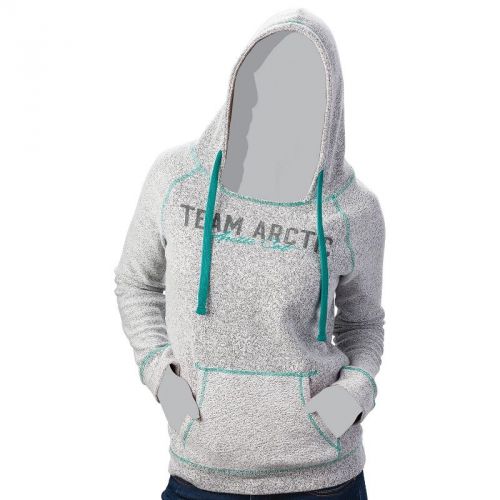 Arctic cat junior&#039;s team arctic non-fleece open neck hoodie - gray - 5273-78_