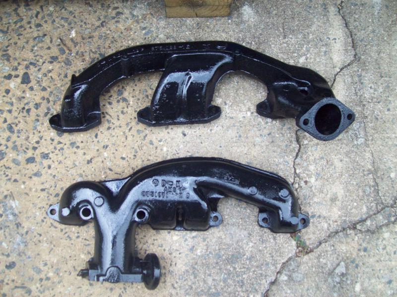 1973/74  hp mopar exhaust manifolds roadrunner  /  charger  b  body400 / 440