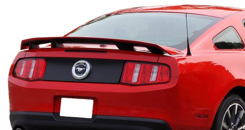2010-2014 painted ford mustang 4 pedestal rear trunk wing spoiler