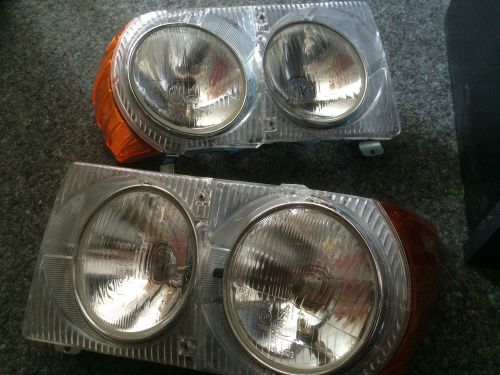 Original mercedes-benz w107 r107 sl slc bosch headlights r+l - remanufactured