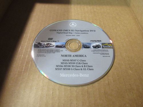 Oem used mercedes benz comand class clk m r g gl navigation disc dvd bq6460253