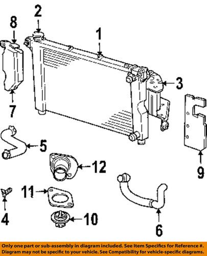 Mopar oem 4677459ae radiator-reservoir