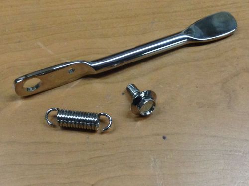 Trx250r oem seat latch and spring fresh chrome trx 250r fourtrax  1986 1987