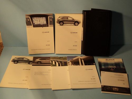 09 2009 lexus rx350 owners manual with navigation