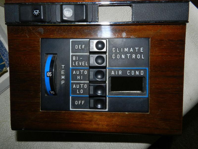 Mercedes w116 & early w107 climate control module 