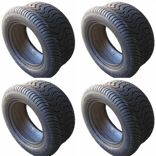 (4) arisun 205/50-10 dot street tires for ezgo, club car, yamaha golf carts