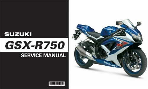 08-10 suzuki gsx-r750 service repair manual cd ---- gsxr750 gsxr 750 gsx r