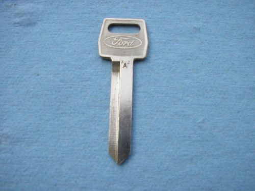 Nos ford uncut ignition key blank a a 2 code mustang ltd made in usa 70&#039;s 80&#039;s