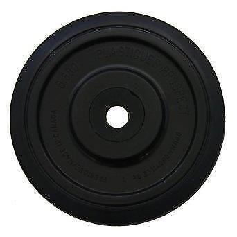 Kimpex - 04-141-01 - idler wheel, 5.55in. (141mm x 20mm) - black