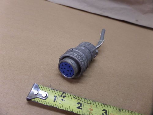 Aircraft aviation avionics cannon plug connector amphenol 10 hole