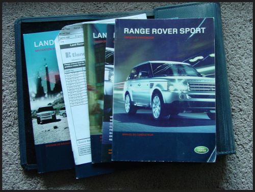 2009 range rover sport owners manual