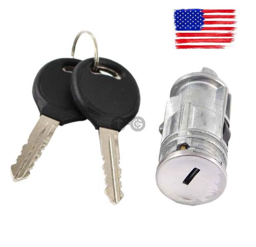 Ignition switch lock cylinder + 2 no-chip keys for chrysler dodge jeep plymouth