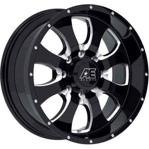 20x9 black american eagle 14 5x5 +15 rims nitto mud grappler 37x13.50r20lt