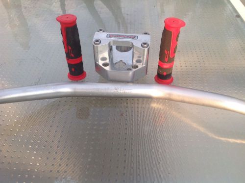 Polaris predator billit fat bar clamp and progrip grips atv