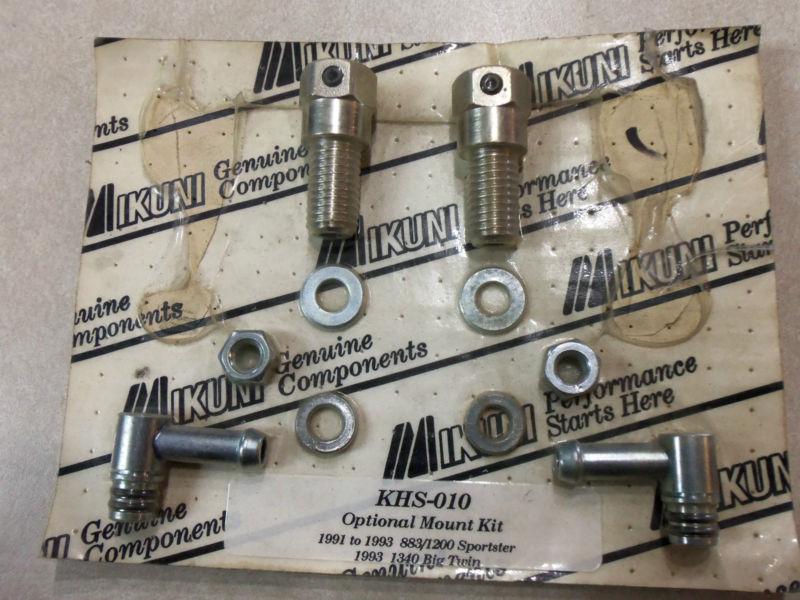 Harley mikuni carb fitting kit 91-93 evo sportster and 93 big twin