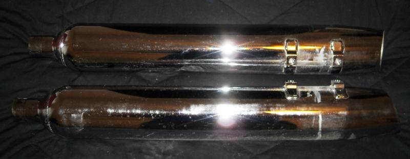 Used harley davidson motorcycle exhaust mufflers - 65354-07 - road king