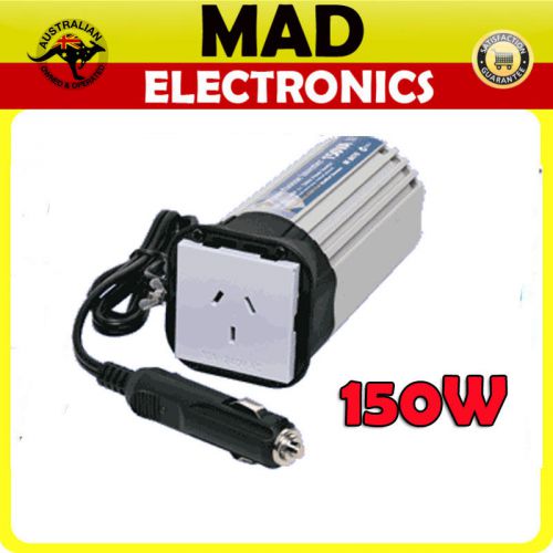 150w 12v dc - 240v ac can inverter w/ usb port for laptop radio mobile phone gps