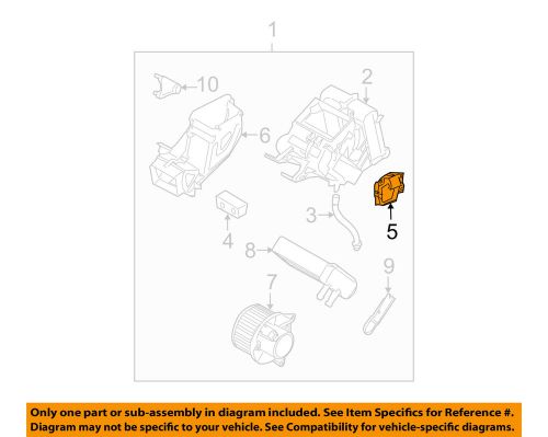 Nissan oem 12-15 armada 5.6l-v8 evaporator-actuator right 27743zz50a