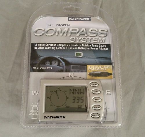 Wayfinder v2000 digital compass deluxe vehicle information center