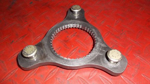 Sprint car race car titanium splined brake rotor mount