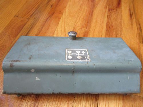 Original 60 international harvester b110 glove box with shift pattern sticker