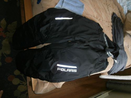 Polaris snowmoblie bibs xl black