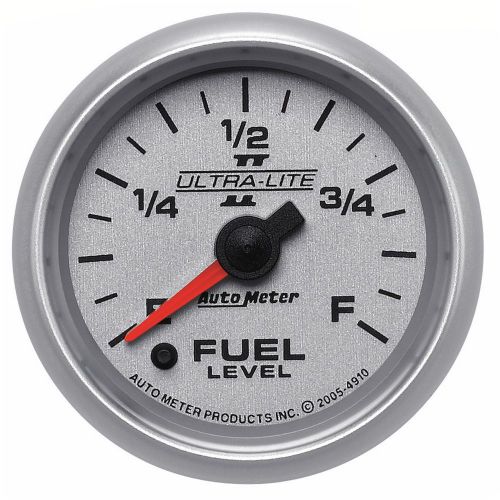 Autometer 4910 ultra-lite ii electric programmable fuel level gauge