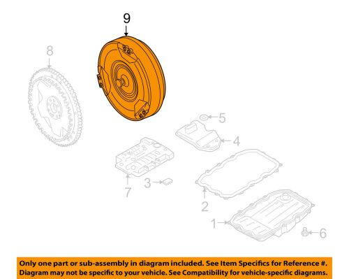 Porsche oem 08-10 cayenne-torque converter 95531600152