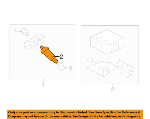 Hyundai oem 12-15 veloster-tire pressure sensor 529362v000