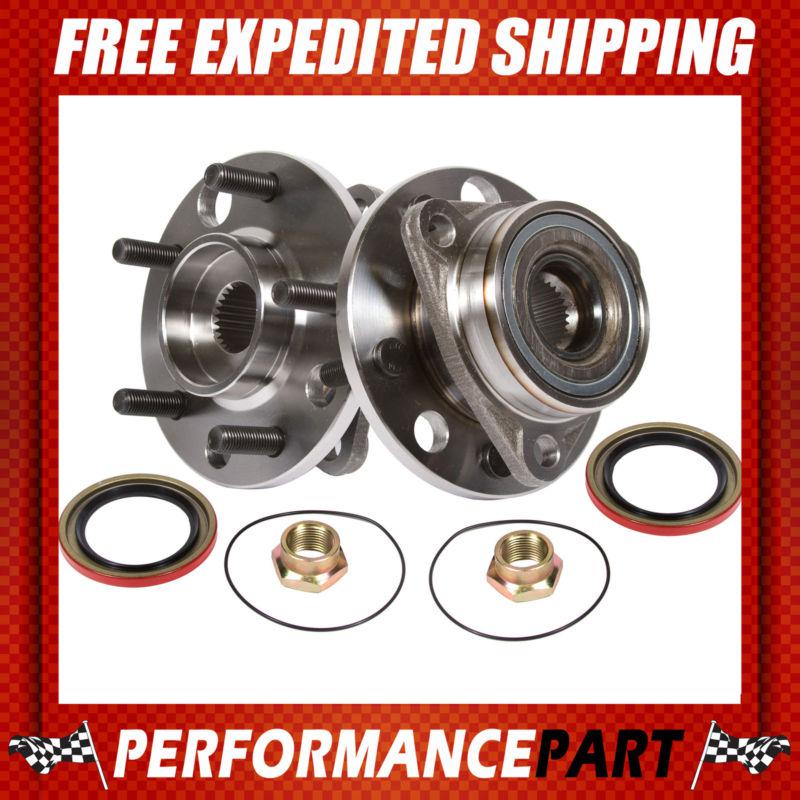 2 new gmb rear left and right wheel hub bearing assembly pair w/o abs 730-0178