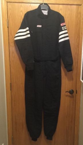 Simpson std 19 nomex full suit racing safety fire driving black large m177