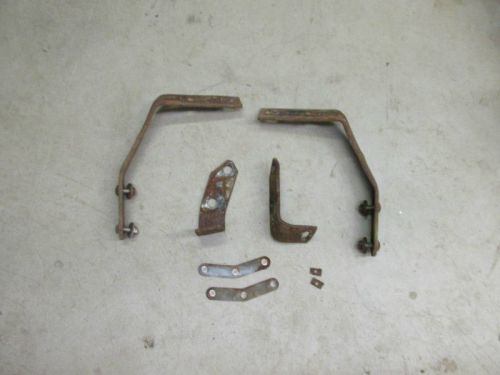 1966 cadillac rear bumper bracket mounts / braces - used condition