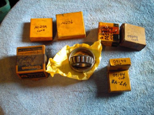 Lot 4 nos front inner &amp; outer wheel bearings nib stude mopar kaiser diff years.