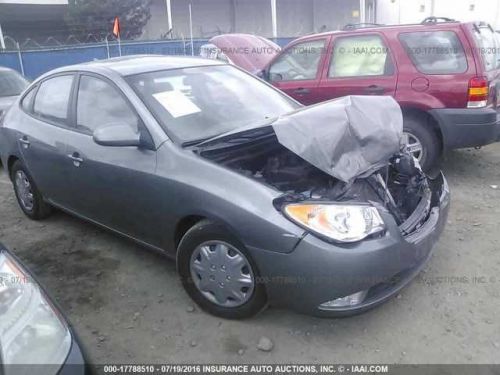 Driver left side view mirror power sedan heated fits 07-10 elantra 717415