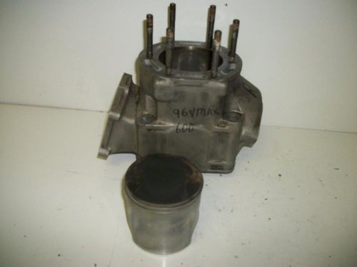 96 yamaha v max 600 right cylinder w / piston 74.50mm y6