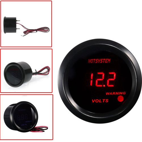 Hotsystem  2&#034; 52mm digital led electronic volt voltmeter gauge car motor sale