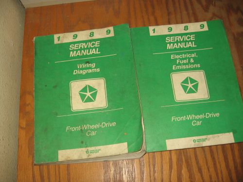 1989 dodge chrysler plymouth lebaron new yorker daytona lancer service manual 2