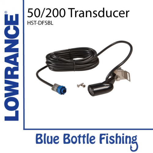 T lowrance hst - dfsbl 50/200 khz transom-mount skimmer