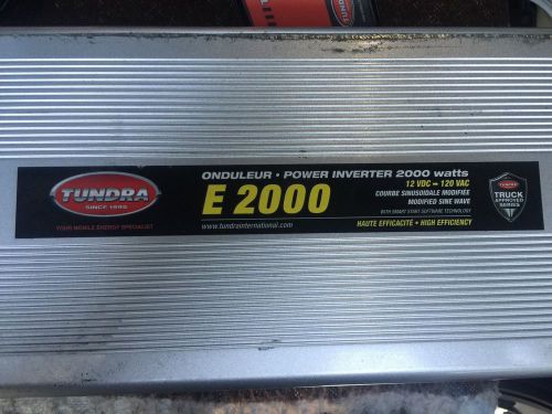 Tundra e 2000 12  power inverter